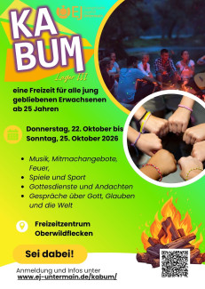 Flyer Freizeit ab 25 Jahre